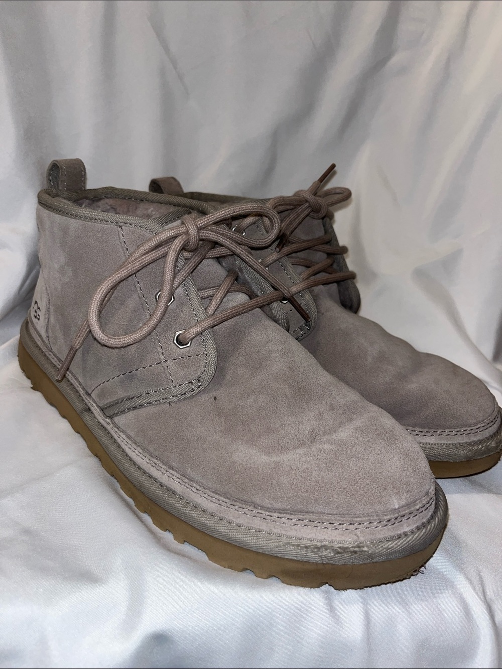 UGG Chukka Boots in Gray Suede with Gum Sole